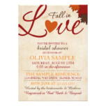 Fall in Love Bridal Shower Invitation