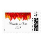 Falling Leaves, 2.1" x 1.3", $0.49 (1st Class 1oz) Stamp