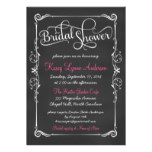 Fancy Chalkboard Bridal Shower Invitations