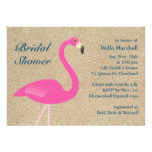 Flamingo Beach Bridal Shower Invitation