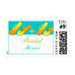 Flip-Flops Bridal Shower Postage Stamps