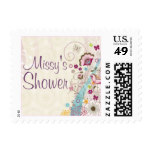 Floral Baby/Bridal Shower Stamp (Small)