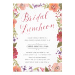 Floral Wreath | Bridal Shower Luncheon Card