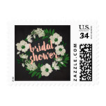 Floral Wreath | Bridal Shower Postage Stamp