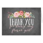 Flower Girl Thank You | Bridesmaid Card