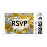 Frangipani flower RSVP Postage Stamp