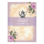 GC Vintage Bridal Shower Tea Party Card