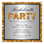 Glitter Bachelorette Party Invitation