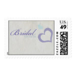 Heart Strings Bridal Shower - Purple & Blue Stamp