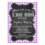 I DO BBQ Rustic Engagement, Bridal Shower Party Card