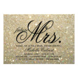 Invite - Gold Glit Fab future Mrs. Bridal Shower