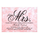 Invite - Lit Pink Glit Bridal Shower future Mrs.