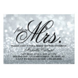Invite - Silver Lit Glit Bridal Shower future Mrs.