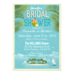 Island Resort Beach Destination Bridal Shower Card