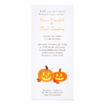 Jack O Lantern Pumpkins Fall Wedding Invitation