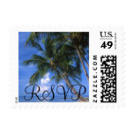 Key West Beach & Palm Trees Postage