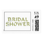 KRW Green Daisy Bridal Shower Stamp