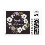 Lilac Anemone Wreath | Bridal Shower Stamp