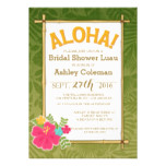 Luau Bridal Shower Invitation