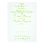 Luxury Lime Green Bridal Shower Invitations