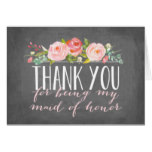 Maid of Honor Thank You | Bridesmaid Card