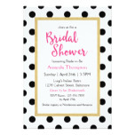 Modern Girly Chic Bridal Shower Card