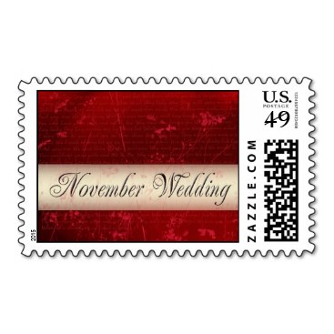 November wedding love stamp
