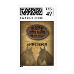 old west western country wedding save the date postage