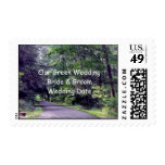 Our Green Wedding - postage stamps