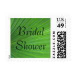 Palm Leaf Bridal Shower Postage Stamp
