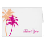 Palm Trees Custom Thank You Notes