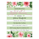 Pink and Mint Green Bridal Shower invitation