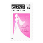Pink Bridal Shower Postage Stamp