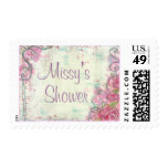 Pink Rose Shower Stamp