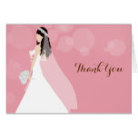 Pink Wine Tasting Bridal Shower Thank You Card