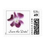 Plum Orchid, Save the Date! Postage Stamp