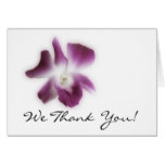 Plum Orchid, We Thank  You! Card