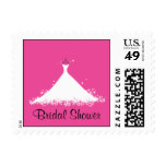 Pretty in Pink Bridal Shower Stamp