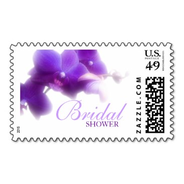 Purple Bridal Shower Postage