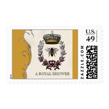 Queen Bee Royal Wedding Bridal Shower Postage