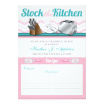 Recipe Stock the Kitchen Bridal Shower Invitations