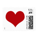 Red Heart Postage Stamp
