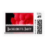 RED Rose and Lace BACHELORETTE PARTY Postage Stamp