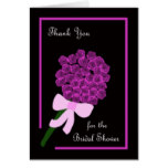 Roses Bridal Shower Hostess Thank You Card