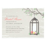 Rustic Lantern Bridal Shower Invitation