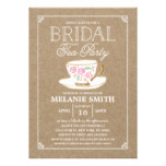 Rustic Modern Bridal Tea Party | Bridal Shower Card