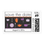 Save the Date Shower Postage Stamp