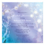 Shimmering Blues Unique Bridal Shower Card