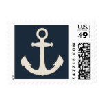 Ship's Anchor Nautical Rustic Burlap Look Stamp
