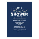 Silver Snowflake Bridal Shower Invite